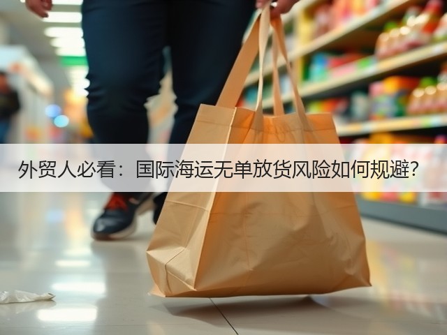 外贸人必看:国际海运无单放货风险如何规避?(图1) 外贸人必看:国际海运无单放货风险如何规避?(图1)