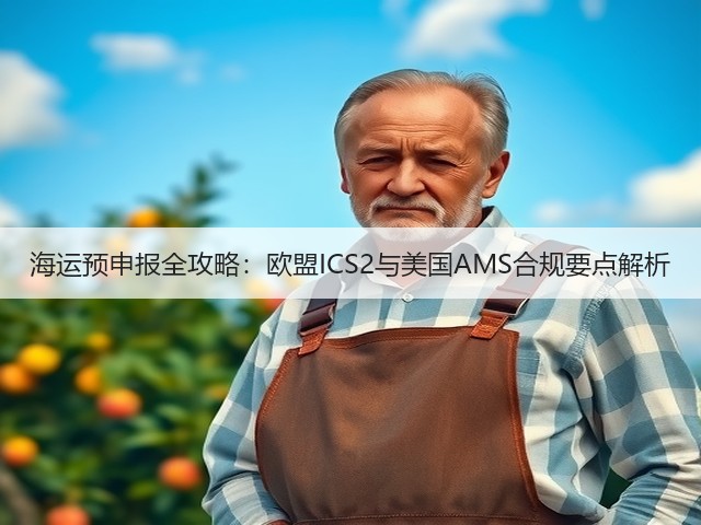 海运预申报全攻略:欧盟ICS2与美国AMS合规要点解析(图2) 海运预申报全攻略:欧盟ICS2与美国AMS合规要点解析(图2)