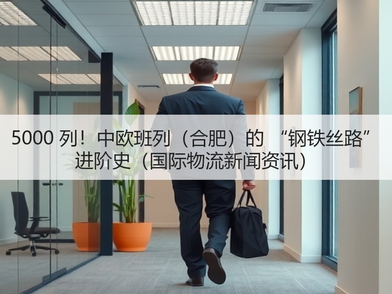 5000 列!中欧班列(合肥)的 “钢铁丝路” 进阶史(国际物流新闻资讯) 5000 列!中欧班列(合肥)的 “钢铁丝路” 进阶史(国际物流新闻资讯)