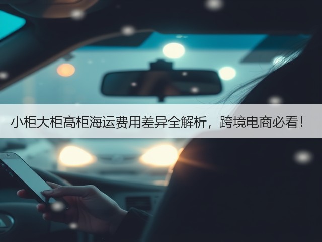 小柜大柜高柜海运费用差异全解析，跨境电商必看！(图2)