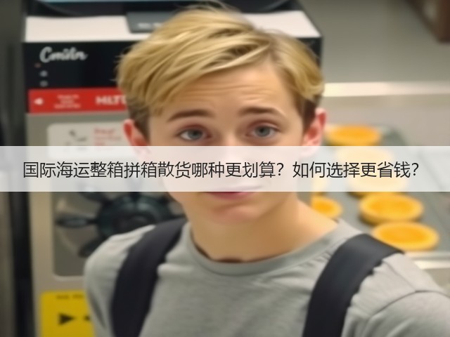 国际海运整箱拼箱散货哪种更划算？如何选择更省钱？(图1)