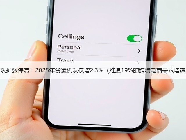 机队扩张停滞!2025年货运机队仅增2.3%(难追19%的跨境电商需求增速)(图2) 机队扩张停滞!2025年货运机队仅增2.3%(难追19%的跨境电商需求增速)(图2)