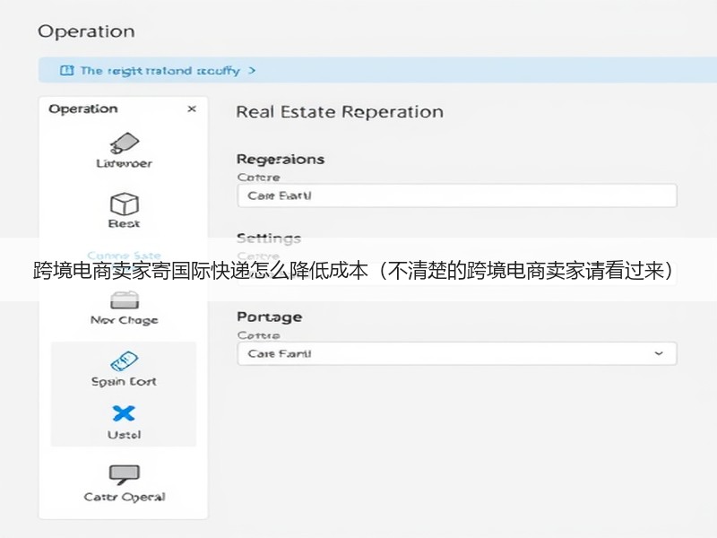 跨境电商卖家寄国际快递怎么降低成本（不清楚的跨境电商卖家请看过来）