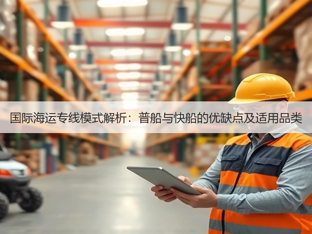 国际海运专线模式解析:普船与快船的优缺点及适用品类(图2) 国际海运专线模式解析:普船与快船的优缺点及适用品类(图2)