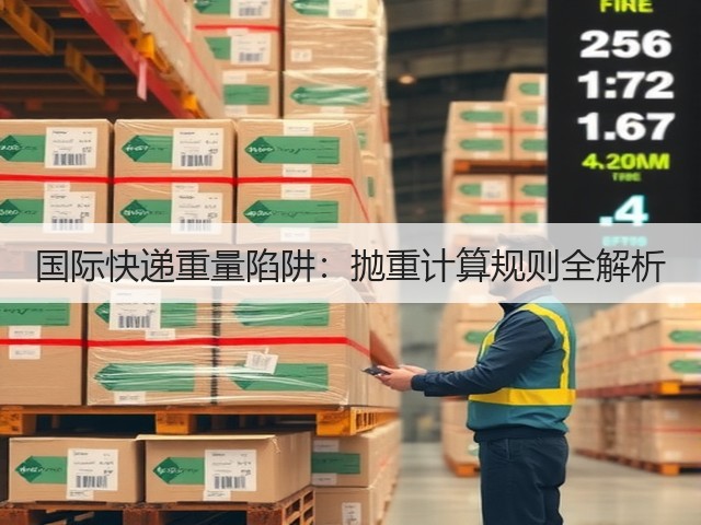 国际快递重量陷阱：抛重计算规则全解析(图1)