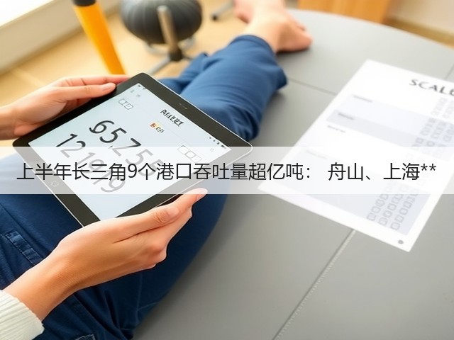 上半年长三角9个港口吞吐量超亿吨: 舟山、上海**(图3) 上半年长三角9个港口吞吐量超亿吨: 舟山、上海**(图3)