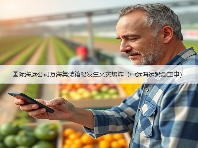 国际海运公司万海集装箱船发生火灾爆炸（中远海运紧急重申）(图3)