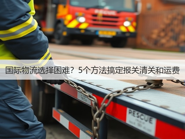 国际物流选择困难?5个方法搞定报关清关和运费(图1) 国际物流选择困难?5个方法搞定报关清关和运费(图1)