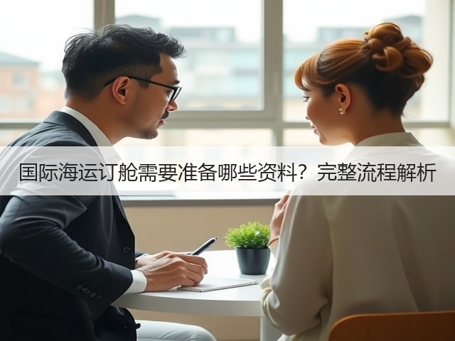 国际海运订舱需要准备哪些资料?完整流程解析(图1) 国际海运订舱需要准备哪些资料?完整流程解析(图1)