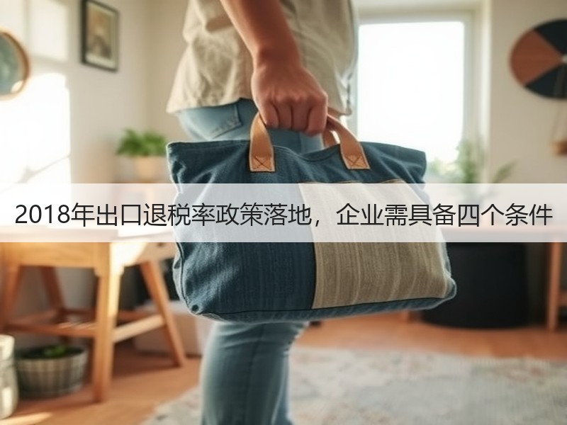 2018年出口退税率政策落地,企业需具备四个条件 2018年出口退税率政策落地,企业需具备四个条件