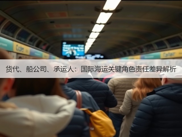 货代、船公司、承运人：国际海运关键角色责任差异解析(图3)