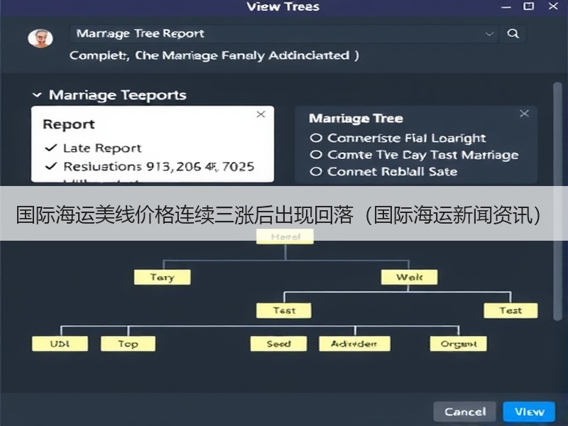 国际海运美线价格连续三涨后出现回落（国际海运新闻资讯）