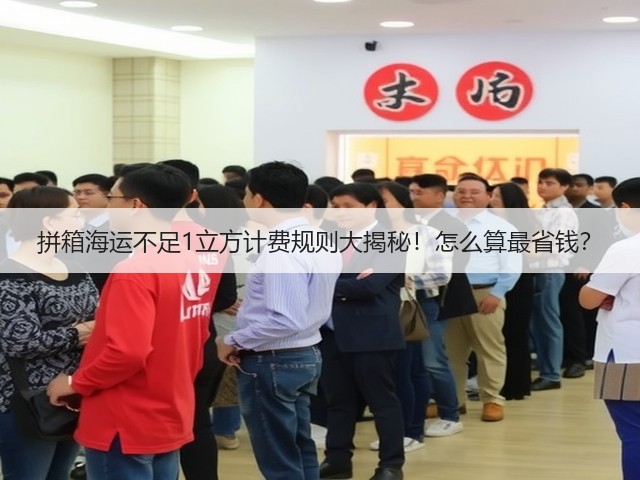 拼箱海运不足1立方计费规则大揭秘!怎么算最省钱?(图2) 拼箱海运不足1立方计费规则大揭秘!怎么算最省钱?(图2)