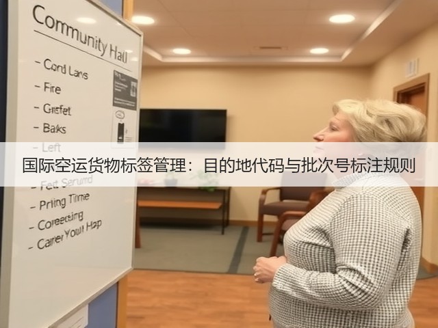 国际空运货物标签管理:目的地代码与批次号标注规则(图2) 国际空运货物标签管理:目的地代码与批次号标注规则(图2)