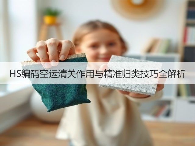 HS编码空运清关作用与精准归类技巧全解析(图3)