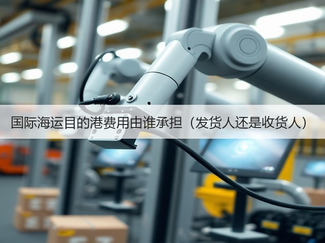 国际海运目的港费用由谁承担(发货人还是收货人)(图1) 国际海运目的港费用由谁承担(发货人还是收货人)(图1)