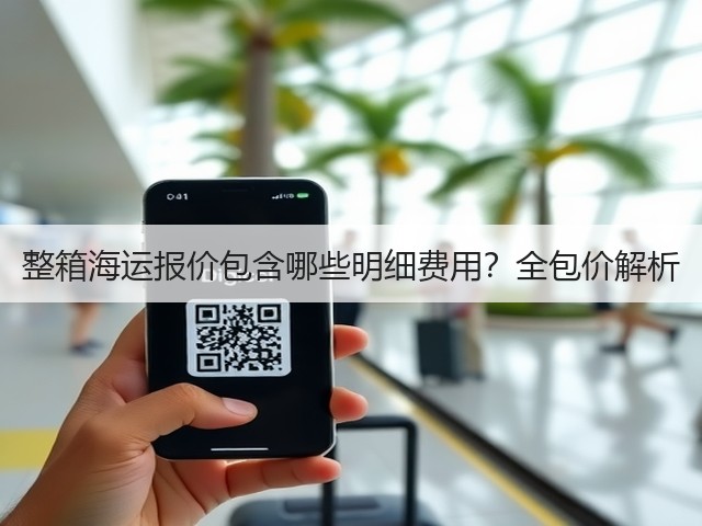 整箱海运报价包含哪些明细费用?全包价解析(图1) 整箱海运报价包含哪些明细费用?全包价解析(图1)