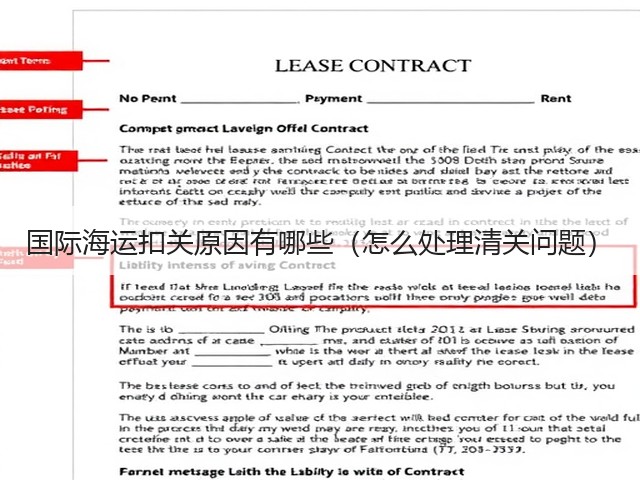 国际海运扣关原因有哪些(怎么处理清关问题)(图2) 国际海运扣关原因有哪些(怎么处理清关问题)(图2)