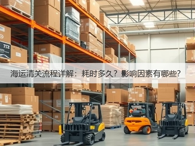 海运清关流程详解：耗时多久？影响因素有哪些？(图1)