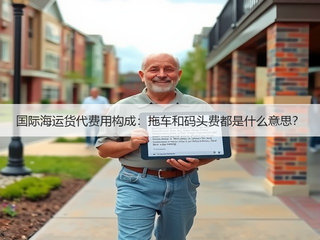 国际海运货代费用构成:拖车和码头费都是什么意思?(图1) 国际海运货代费用构成:拖车和码头费都是什么意思?(图1)
