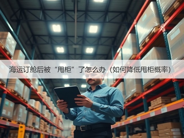 海运订舱后被“甩柜”了怎么办(如何降低甩柜概率)(图1) 海运订舱后被“甩柜”了怎么办(如何降低甩柜概率)(图1)
