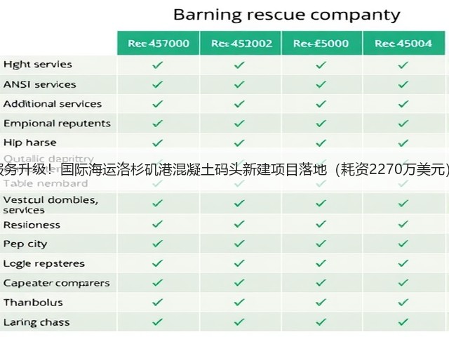 服务升级！国际海运洛杉矶港混凝土码头新建项目落地（耗资2270万美元）(图1)