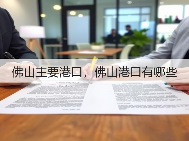 佛山主要港口,佛山港口有哪些(图3) 佛山主要港口,佛山港口有哪些(图3)