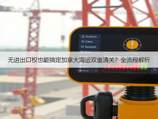 无进出口权也能搞定加拿大海运双重清关？全流程解析(图3)
