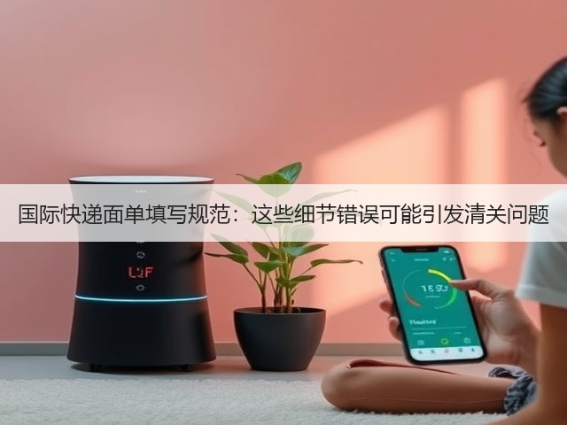 国际快递面单填写规范：这些细节错误可能引发清关问题(图1)