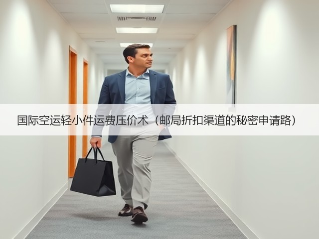 国际空运轻小件运费压价术(邮局折扣渠道的秘密申请路)(图2) 国际空运轻小件运费压价术(邮局折扣渠道的秘密申请路)(图2)