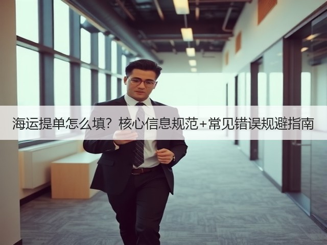 海运提单怎么填？核心信息规范+常见错误规避指南(图3)