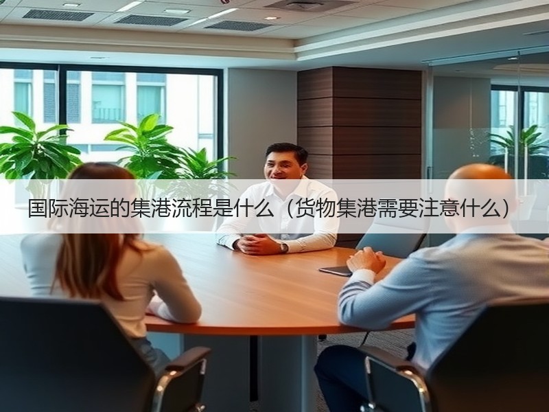 国际海运的集港流程是什么（货物集港需要注意什么）