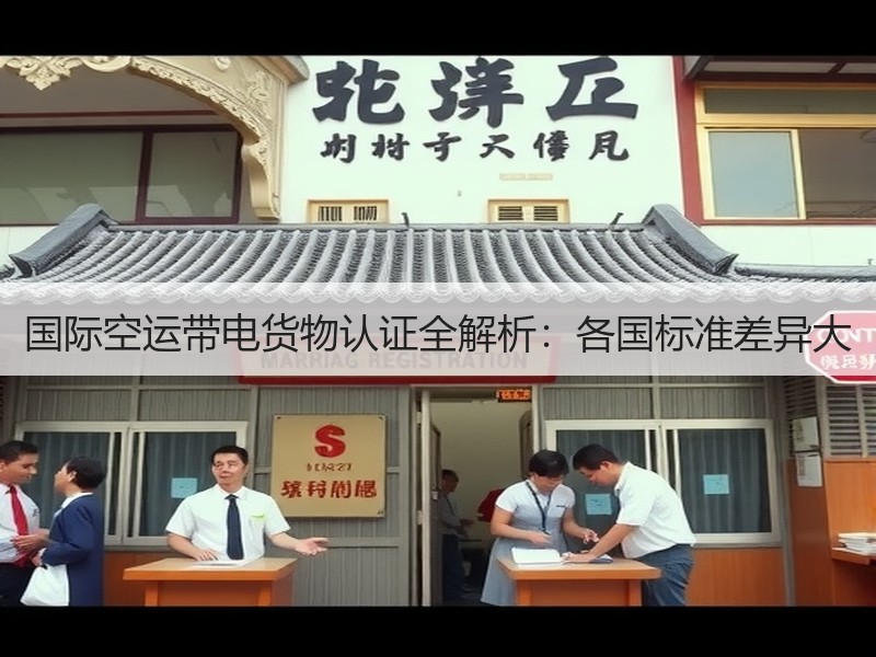 国际空运带电货物认证全解析：各国标准差异大