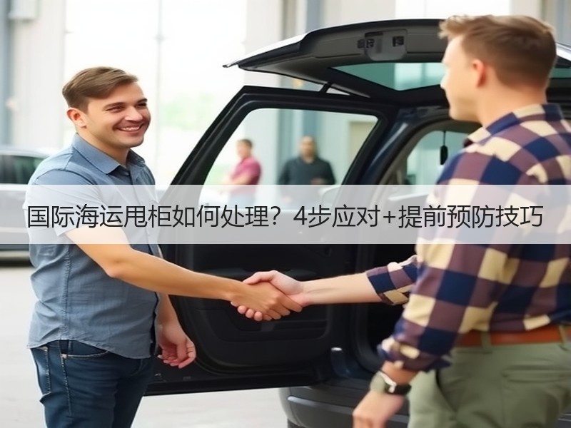 国际海运甩柜如何处理？4步应对+提前预防技巧