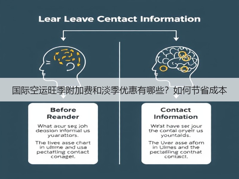 国际空运旺季附加费和淡季优惠有哪些？如何节省成本