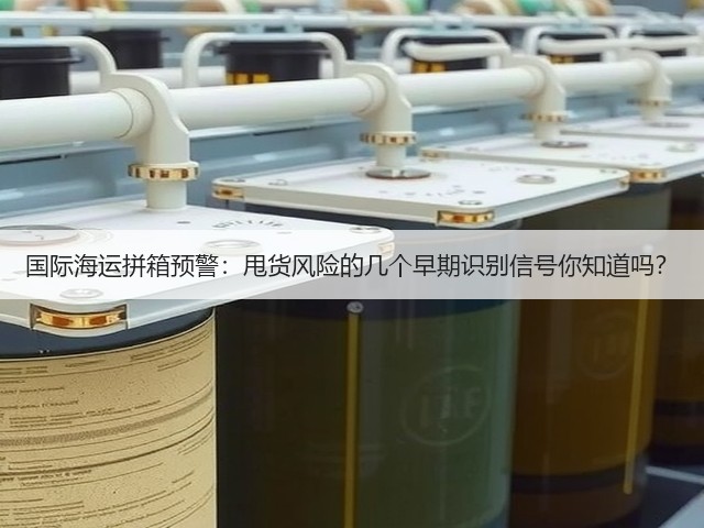 国际海运拼箱预警:甩货风险的几个早期识别信号你知道吗?(图1) 国际海运拼箱预警:甩货风险的几个早期识别信号你知道吗?(图1)