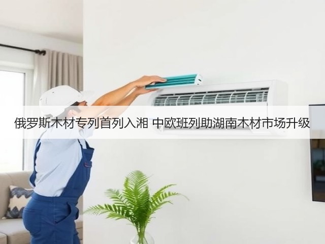 俄罗斯木材专列首列入湘 中欧班列助湖南木材市场升级(图1)