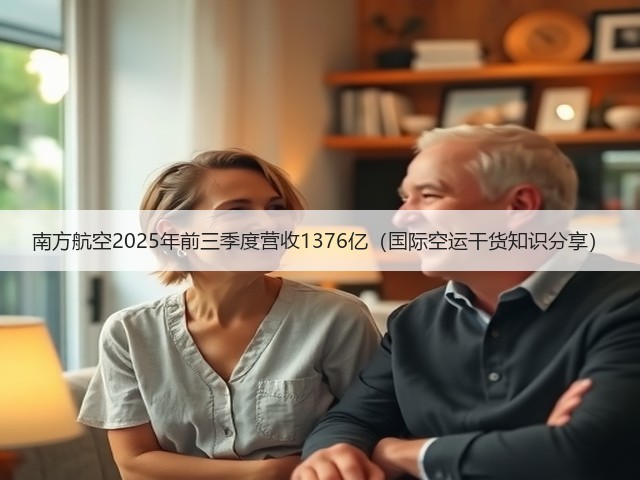 南方航空2025年前三季度营收1376亿（国际空运干货知识分享）(图3)