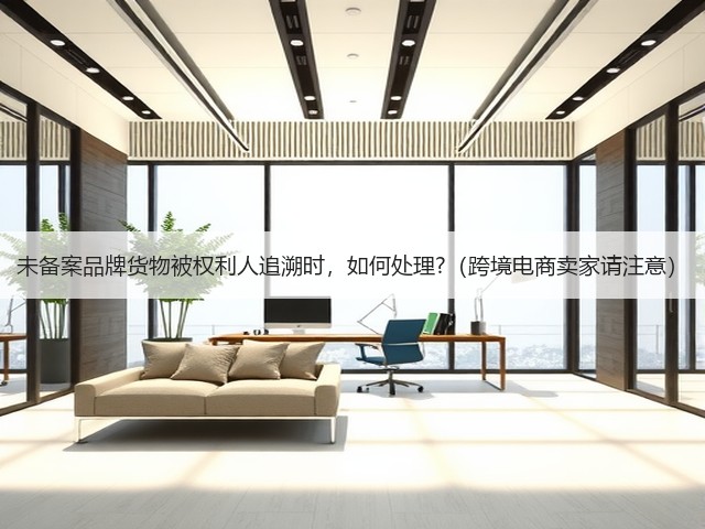 未备案品牌货物被权利人追溯时，如何处理?（跨境电商卖家请注意）(图3)