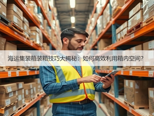海运集装箱装箱技巧大揭秘：如何高效利用箱内空间？(图3)
