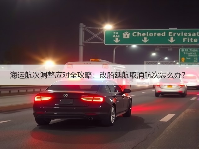 海运航次调整应对全攻略:改船延航取消航次怎么办?(图1) 海运航次调整应对全攻略:改船延航取消航次怎么办?(图1)