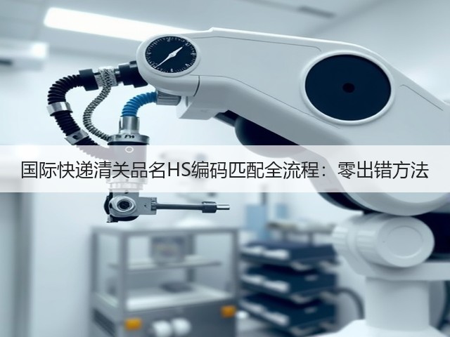 国际快递清关品名HS编码匹配全流程:零出错方法(图1) 国际快递清关品名HS编码匹配全流程:零出错方法(图1)