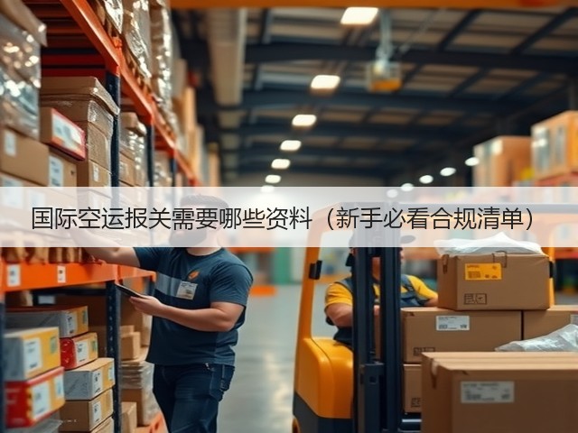 国际空运报关需要哪些资料(新手必看合规清单)(图3) 国际空运报关需要哪些资料(新手必看合规清单)(图3)
