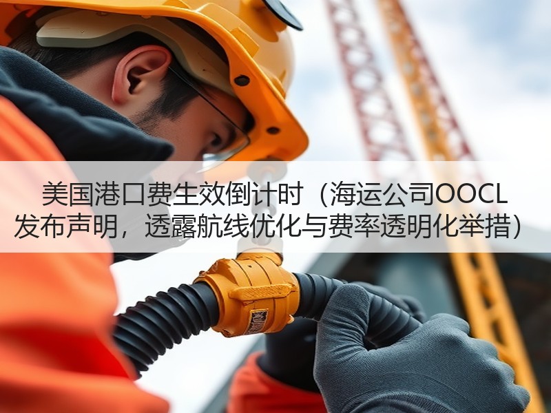 美国港口费生效倒计时(海运公司OOCL 发布声明,透露航线优化与费率透明化举措) 美国港口费生效倒计时(海运公司OOCL 发布声明,透露航线优化与费率透明化举措)