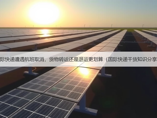 国际快递遭遇航班取消,货物转运还是退运更划算(国际快递干货知识分享)(图2) 国际快递遭遇航班取消,货物转运还是退运更划算(国际快递干货知识分享)(图2)