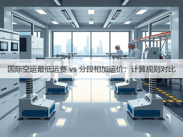 国际空运最低运费 vs 分段相加运价:计算规则对比(图2) 国际空运最低运费 vs 分段相加运价:计算规则对比(图2)
