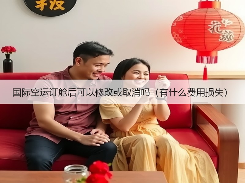 国际空运订舱后可以修改或取消吗（有什么费用损失）
