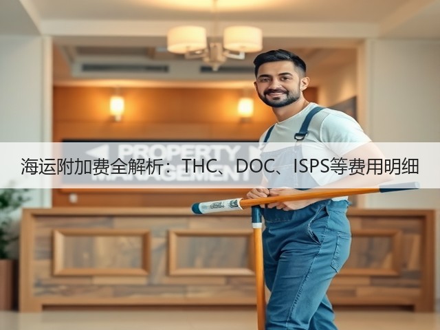 海运附加费全解析:THC、DOC、ISPS等费用明细(图1) 海运附加费全解析:THC、DOC、ISPS等费用明细(图1)