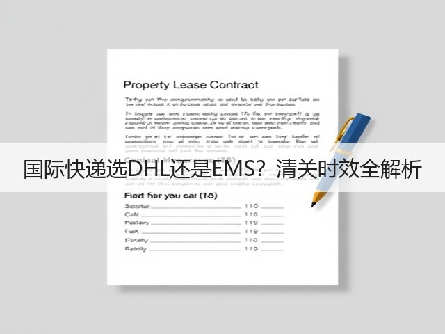 国际快递选DHL还是EMS?清关时效全解析(图2) 国际快递选DHL还是EMS?清关时效全解析(图2)