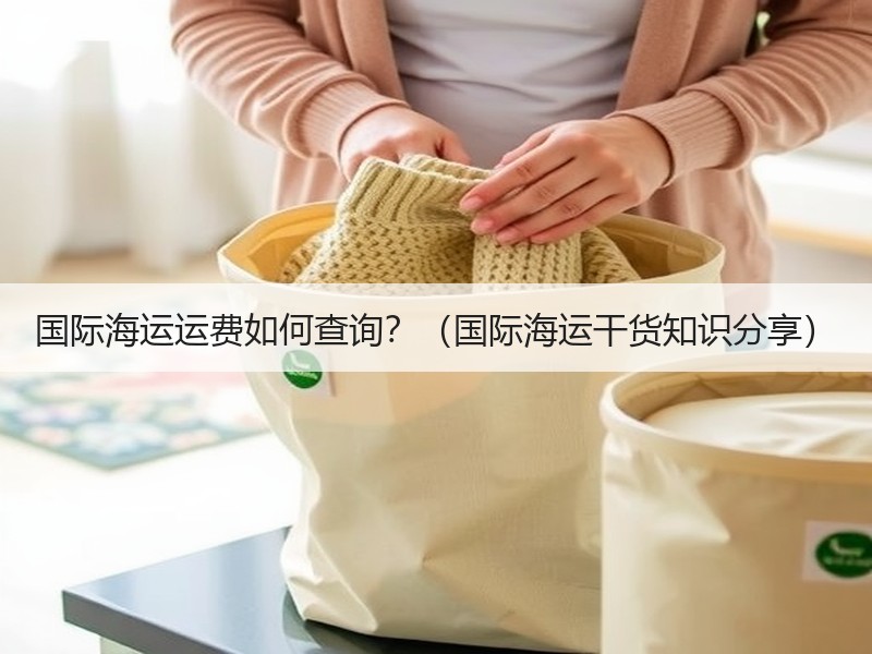 国际海运运费如何查询？（国际海运干货知识分享）